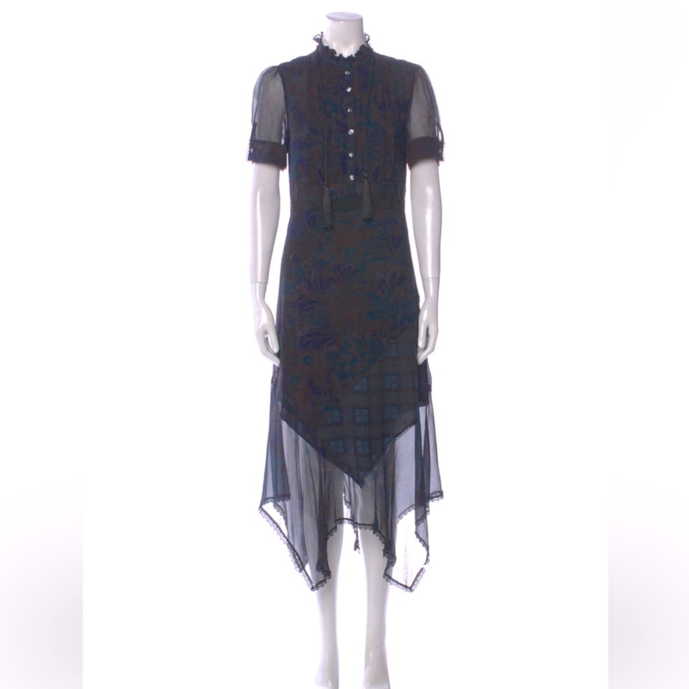 Coach x Kaffe Silk maxi dress - Picture 1 of 16